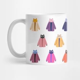 Cats in coats Mug